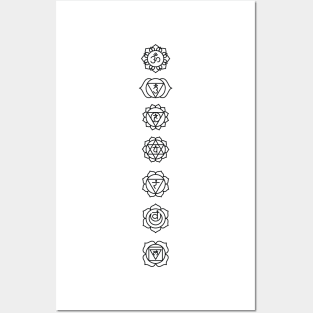 Chakras Posters and Art